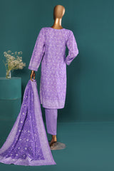 HZ Stitched 3 Piece Emb Chikankari Khaddar Collection'2024-KE-920