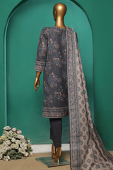 HZ Stitched 3 Piece Emb Khaddar Vol-03 Collection'2024-KE-931