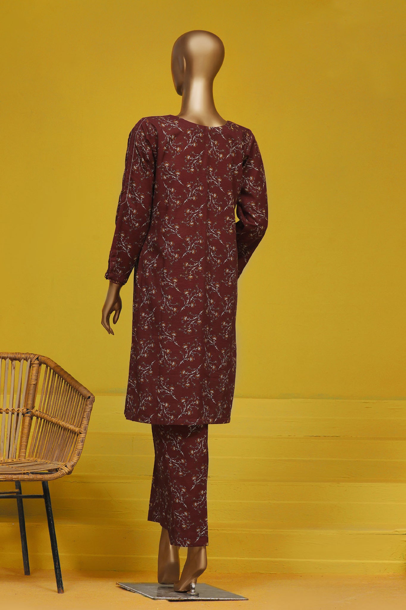 HZ Basics Stitched 2 Piece Co Ords Printed Khaddar Vol-02 Collection'2024-KPC-908