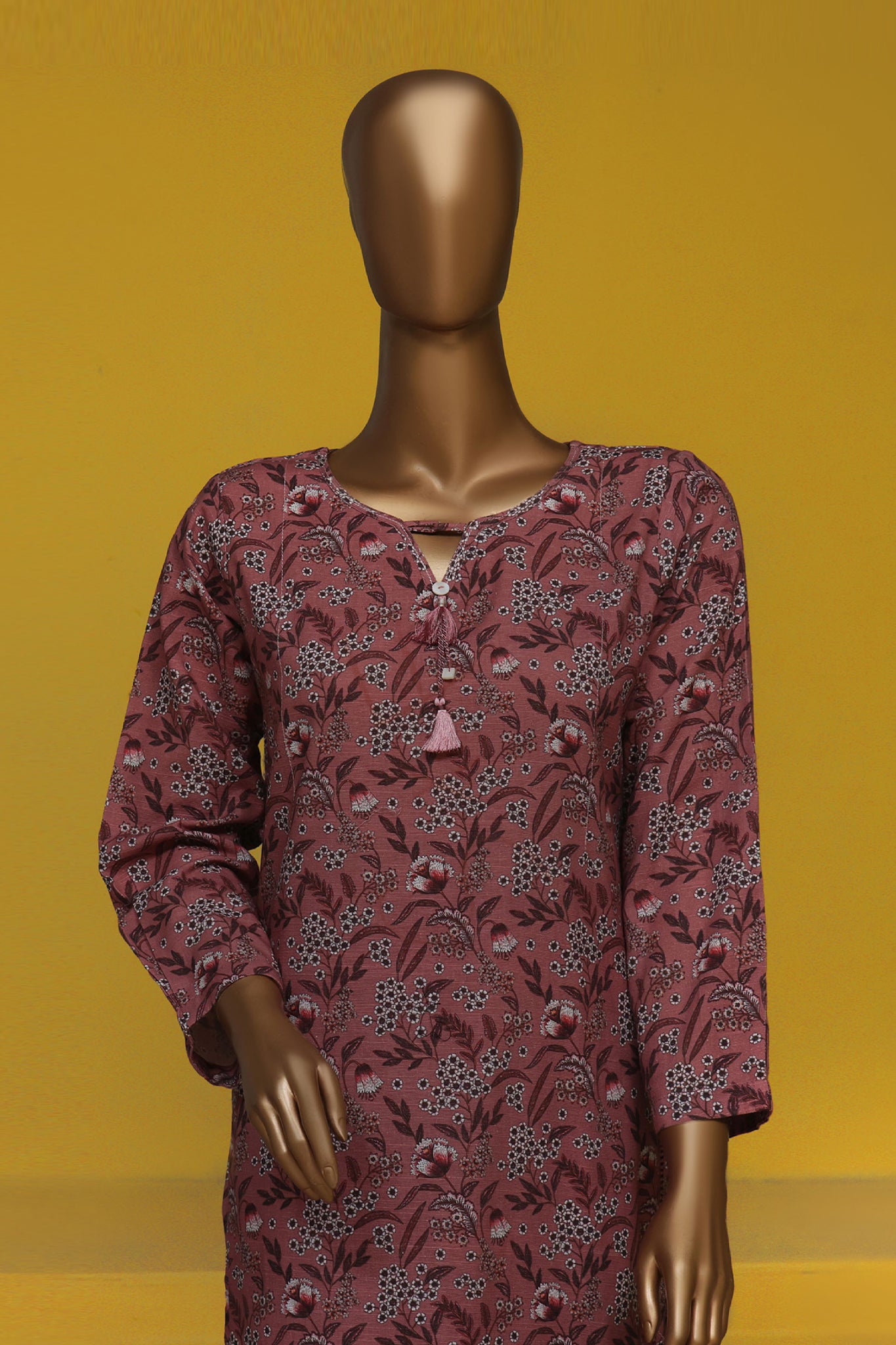 HZ Basics Stitched 2 Piece Co Ords Printed Khaddar Vol-02 Collection'2024-KPC-910