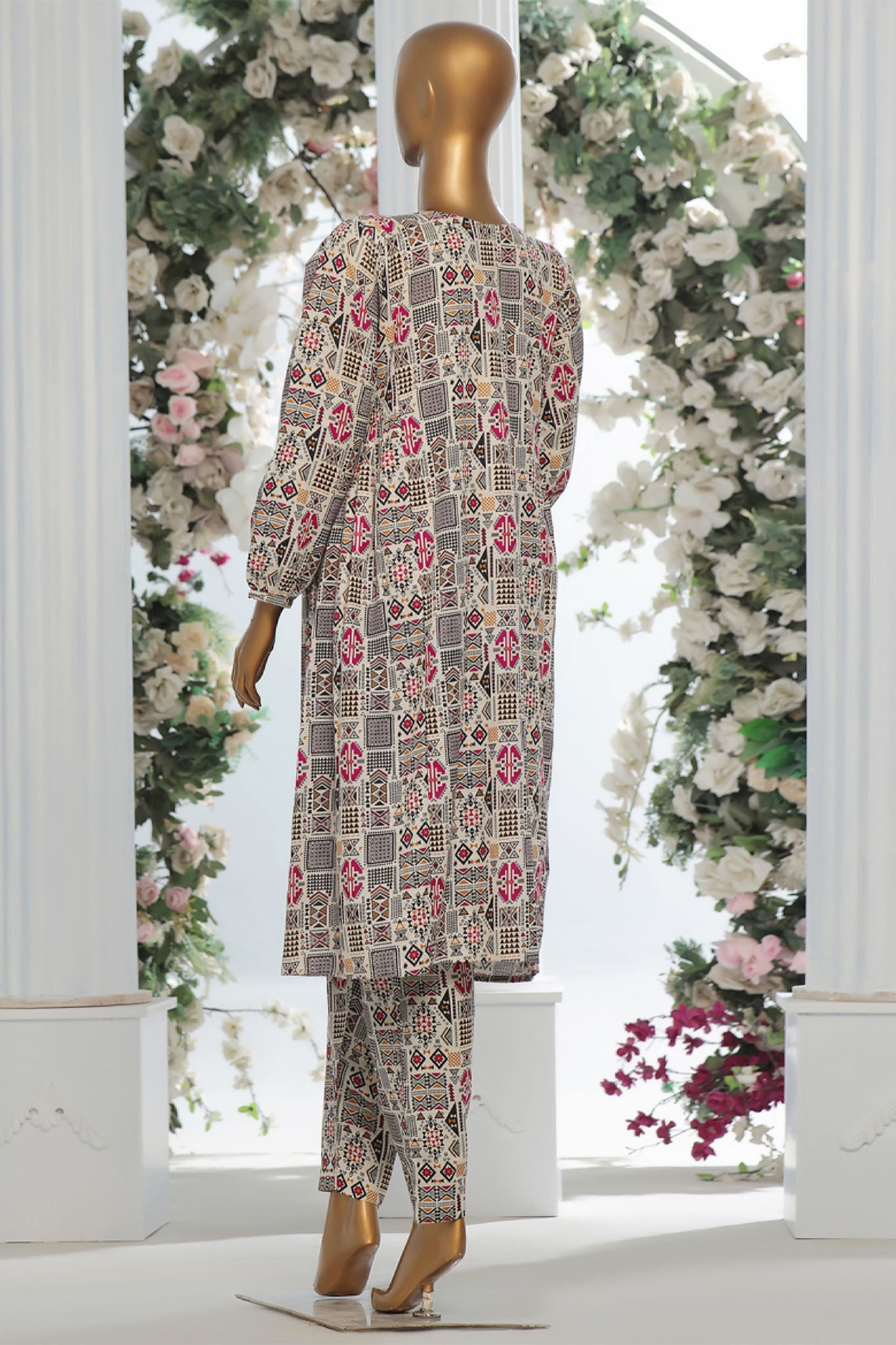 HZ Prints Stitched 2 Piece Co Ords Printed Khaddar Frocks Vol-02 Collection'2024-KPC-922