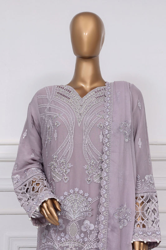 Afsany by Sada Bahar Stitched 3 Piece Luxury Chiffon Vol-12 Collection'2025-KR-2-Grey