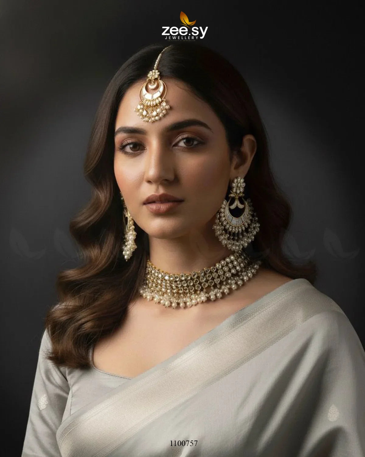 KUNDAN BRIDAL-0144 - Zeesy Jewellery