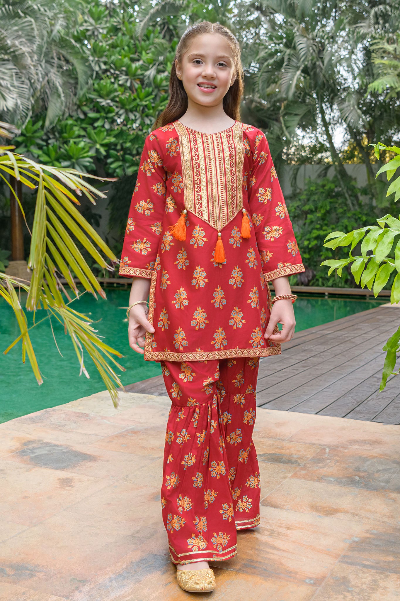 Fresh Bird Stitched 2 Piece Festive Kids Collection'2025-Kaur