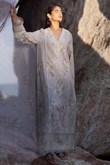 Summer Together By Afrozeh Unstitched 3 Piece Lawnkari Vol-03 Collection-AL-01-Keshi