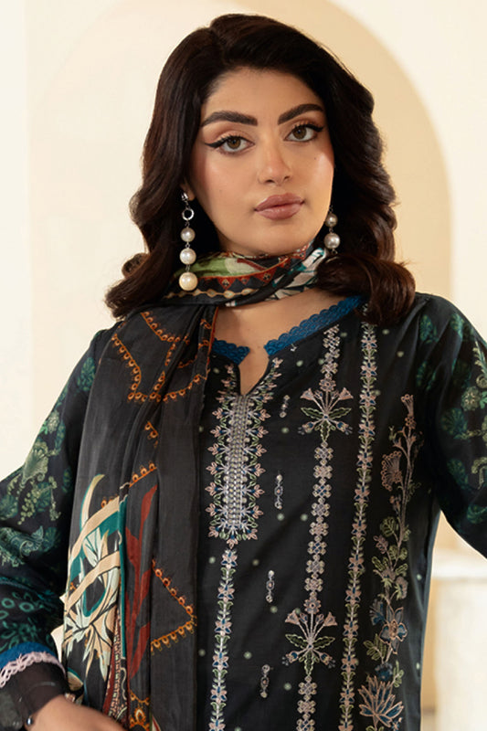 Mashaal by Ramsha Unstitched 3 Piece Luxury Lawn Vol-13 Collection-L-1301