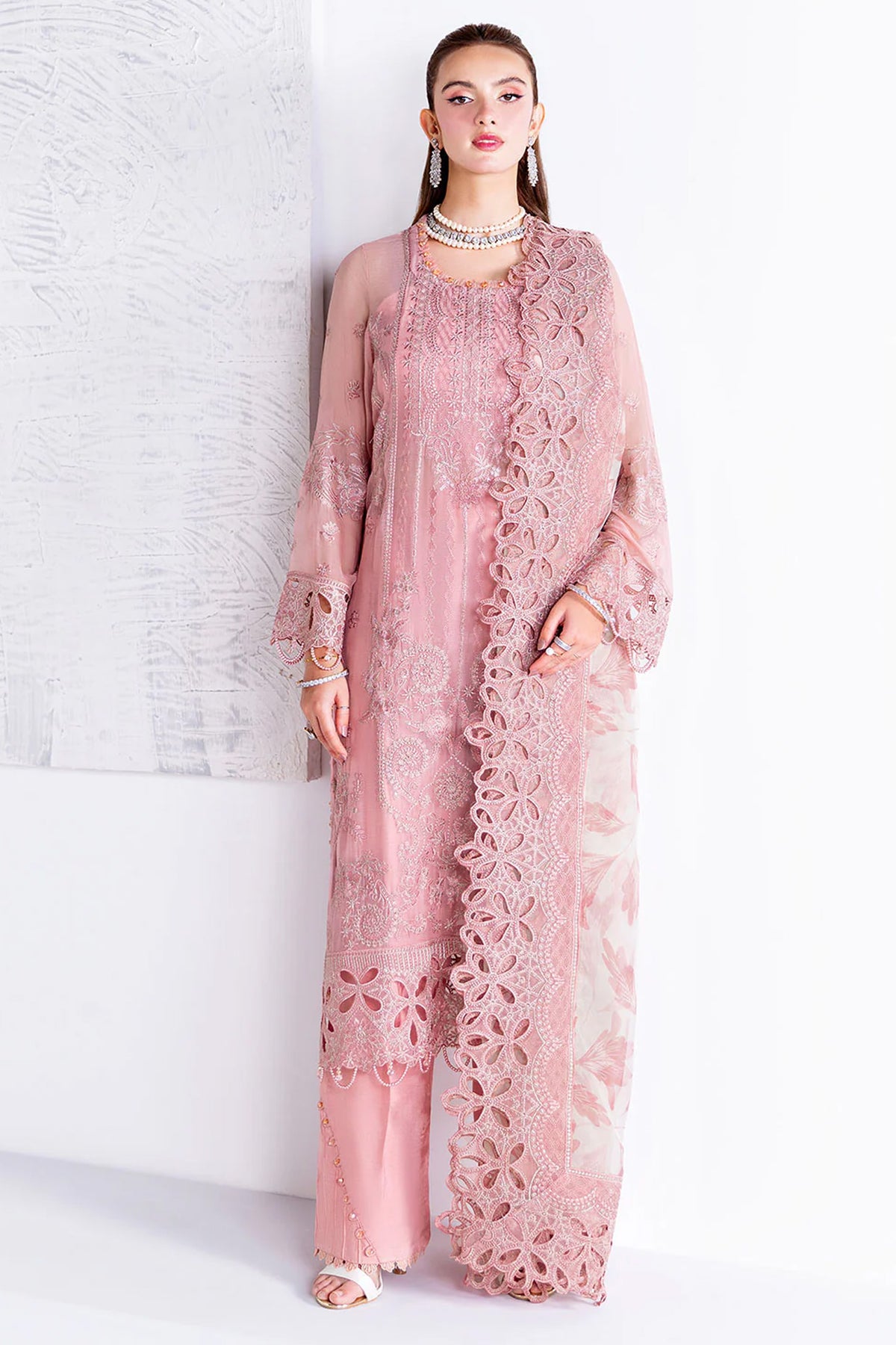 Arzoo by Ramsha Unstitched 3 Piece Chiffon Vol 02 Collection'2025-U-203