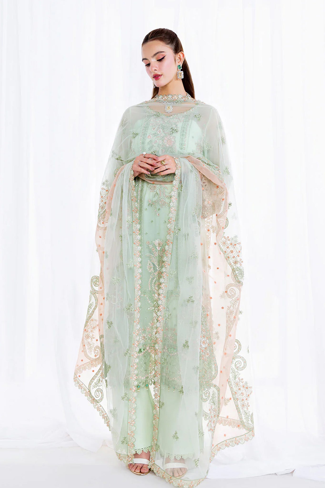 Arzoo by Ramsha Unstitched 3 Piece Chiffon Vol 02 Collection'2025-U-207