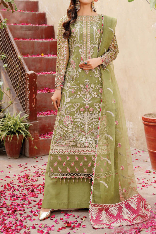 Lemilsa By Maryams Unstitched 3 Piece Formals Vol-08 Collection'2024-L-801