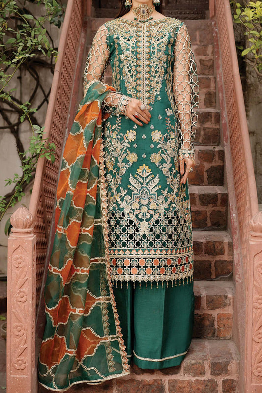 Lemilsa By Maryams Unstitched 3 Piece Formals Vol-08 Collection'2024-L-802