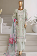 Sada Bahar Stitched 3 Piece Luxury Emb Festive Vol-01 Suit-LEL1-MK-47 PISTA
