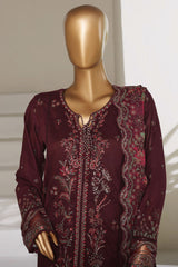 Sada Bahar Stitched 3 Piece Luxury Emb Festive Vol-01 Suit-LEL1-MK-50 FALSA