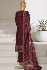 Sada Bahar Stitched 3 Piece Luxury Emb Festive Vol-01 Suit-LEL1-MK-50 FALSA