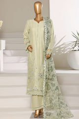 Sada Bahar Stitched 3 Piece Luxury Emb Festive Vol-01 Suit-LEL1-MK-44 PISTA
