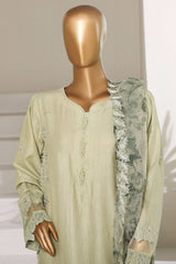 Sada Bahar Stitched 3 Piece Luxury Emb Festive Vol-01 Suit-LEL1-MK-44 PISTA