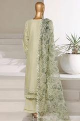 Sada Bahar Stitched 3 Piece Luxury Emb Festive Vol-01 Suit-LEL1-MK-44 PISTA