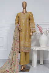 Sada bahar Stitched 3 Piece Luxury Emb Spring Vol-02 Collection-LEL2-MK-28-Dhani