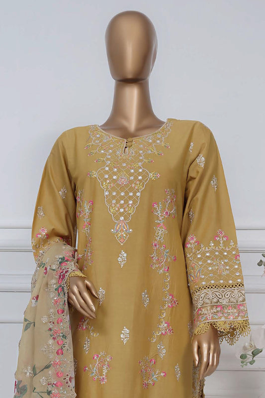 Sada bahar Stitched 3 Piece Luxury Emb Spring Vol-02 Collection-LEL2-MK-28-Dhani