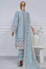 Sada bahar Stitched 3 Piece Luxury Emb Spring Vol-02 Collection-LEL2-MK-29-Grey