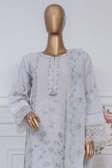 Sada bahar Stitched 3 Piece Luxury Emb Spring Vol-02 Collection-LEL2-MK-34-Grey