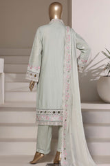 Sada Bahar Stitched 3 Piece Luxury Emb Festive Vol-03 Suit-LEL3-MK-2512- MINT