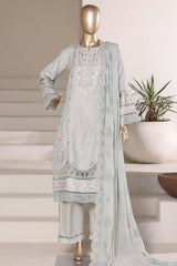 Sada Bahar Stitched 3 Piece Luxury Emb Festive Vol-03 Suit-LEL3-MK-252 Pista