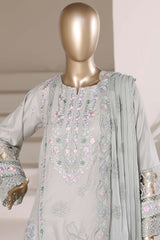 Sada Bahar Stitched 3 Piece Luxury Emb Festive Vol-03 Suit-LEL3-MK-252 Pista