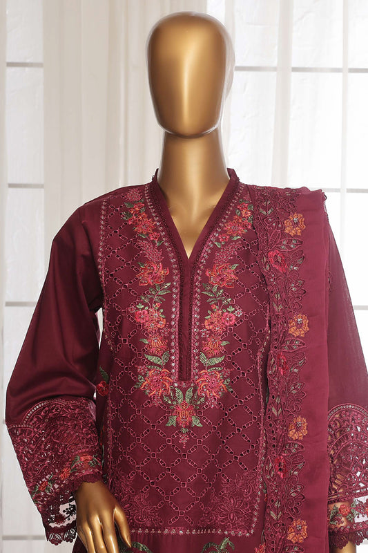 Sada Bahar Stitched 3 Piece Luxury Emb Spring Vol-03 Collection-LEL3-MK-37-Falsa