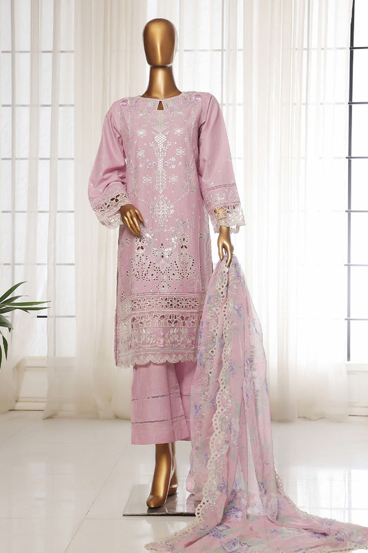 Sada Bahar Stitched 3 Piece Luxury Emb Spring Vol-03 Collection-LEL3-MK-39-Lilac