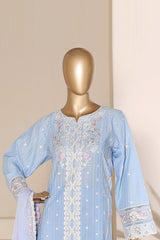 Sada Bahar Stitched 3 Piece Luxury Emb Festive Vol-05 Suit-LEL5-MK-255-FEROZI
