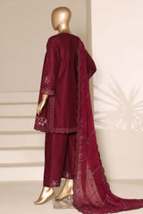 Sada Bahar Stitched 3 Piece Luxury Emb Festive Vol-05 Suit-LEL5-MK-259-FALSA