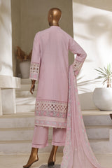 Sada Bahar Stitched 3 Piece Luxury Emb Spring Vol-07 Collection'2025-LEL6-MK-46-Plum