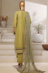 Sada Bahar Stitched 3 Piece Luxury Emb Spring Vol-06 Collection'2025-LEL6-MK-48-Green