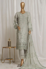 Sada Bahar Stitched 3 Piece Luxury Emb Rod Silk Vol-01 Collection'2024-LEV-01-Pista