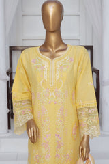 Bin Saeed Stitched 3 Piece Exclusive Luxury Cotton Vol-06 Collection'2024-LF-1266-Yellow