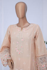 Bin Saeed Stitched 3 Piece Luxury Emb Cotton Collection'2024-LF-961-Skin