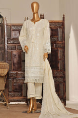 Sada Bahar Stitched 3 Piece Lawnkari Emb Lawn Collection'2024-LKK-02-Cream