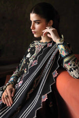 Qlinekari By Qalamkar Unstitched 3 Piece Emb Linen Collection'2024-LM-02-Ria