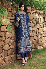 Qlinekari By Qalamkar Unstitched 3 Piece Emb Linen Collection'2024-LM-06-Cadhla