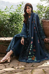 Qlinekari By Qalamkar Unstitched 3 Piece Emb Linen Collection'2024-LM-10-Tula