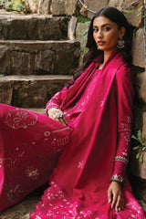 Qlinekari By Qalamkar Unstitched 3 Piece Emb Linen Collection'2024-LM-13-Tara