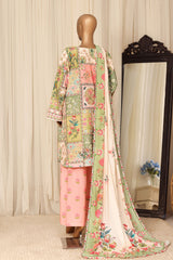 Sada Bahar Stitched 3 Piece Linen Prints Winter Suit-LN-PR-6025-Multi