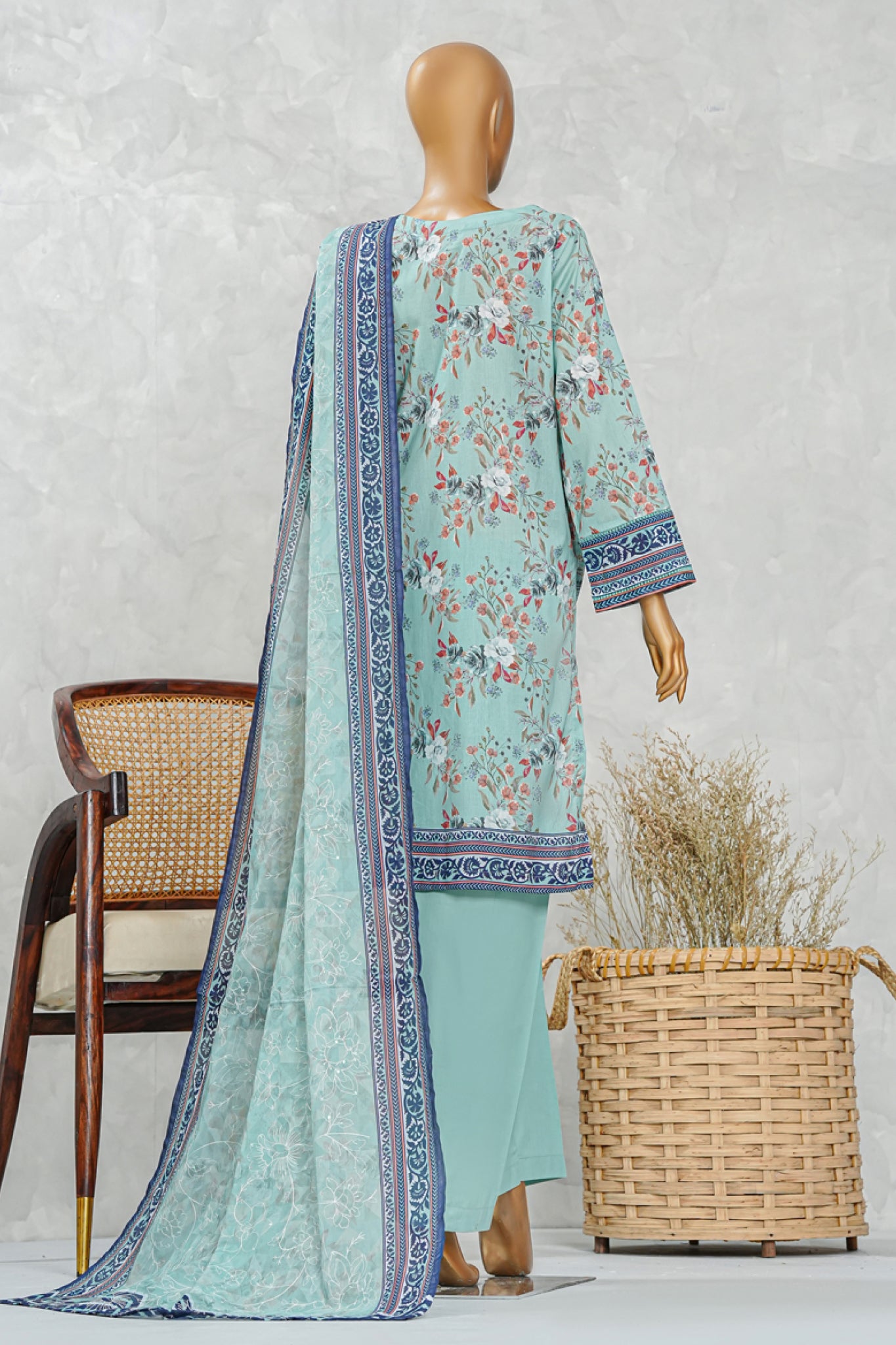 Printkari By HZ Stitched 3 Piece Chikankari Vol-05 Collection'2025-LPE-3P-506