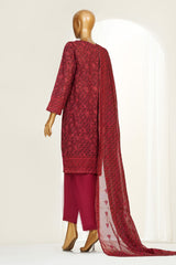 Printkari By HZ Stitched 3 Piece Chikankari Vol-04 Collection'2025-LPK-3P-503