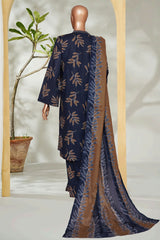 Bin Saeed Stitched 3 Piece Exclusive Printed Lawn Vol-01 Collection'2026-LSM-2617 BLACK