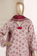 Bin Saeed Stitched 3 Piece Exclusive Printed Lawn Vol-02 Suit-LSM-2771-SKIN