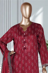 Bin Saeed Stitched 3 Piece Exclusive Printed Lawn Vol-02 Suit-LSM-2792-MARJANDA