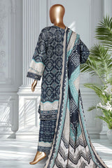 Bin Saeed Stitched 3 Piece Exclusive Printed Lawn Vol-02 Suit-LSM-2797-BLACK