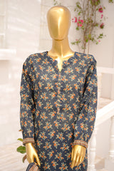 Bin Saeed Stitched 3 Piece Exclusive Printed Lawn Vol-11 Suit-LSM-3100-BLUE