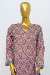 Bin Saeed Stitched 3 Piece Exclusive Printed Lawn Vol-12 Suit-LSM-3162-PINK